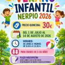 VERANO INFANTIL 2026. Abierto plazo de inscripción