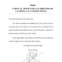🚧 AVISO IMPORTANTE | CORTE AL TRÁFICO 🚧