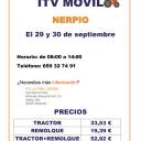 ITV móvil para tractores y remolques
