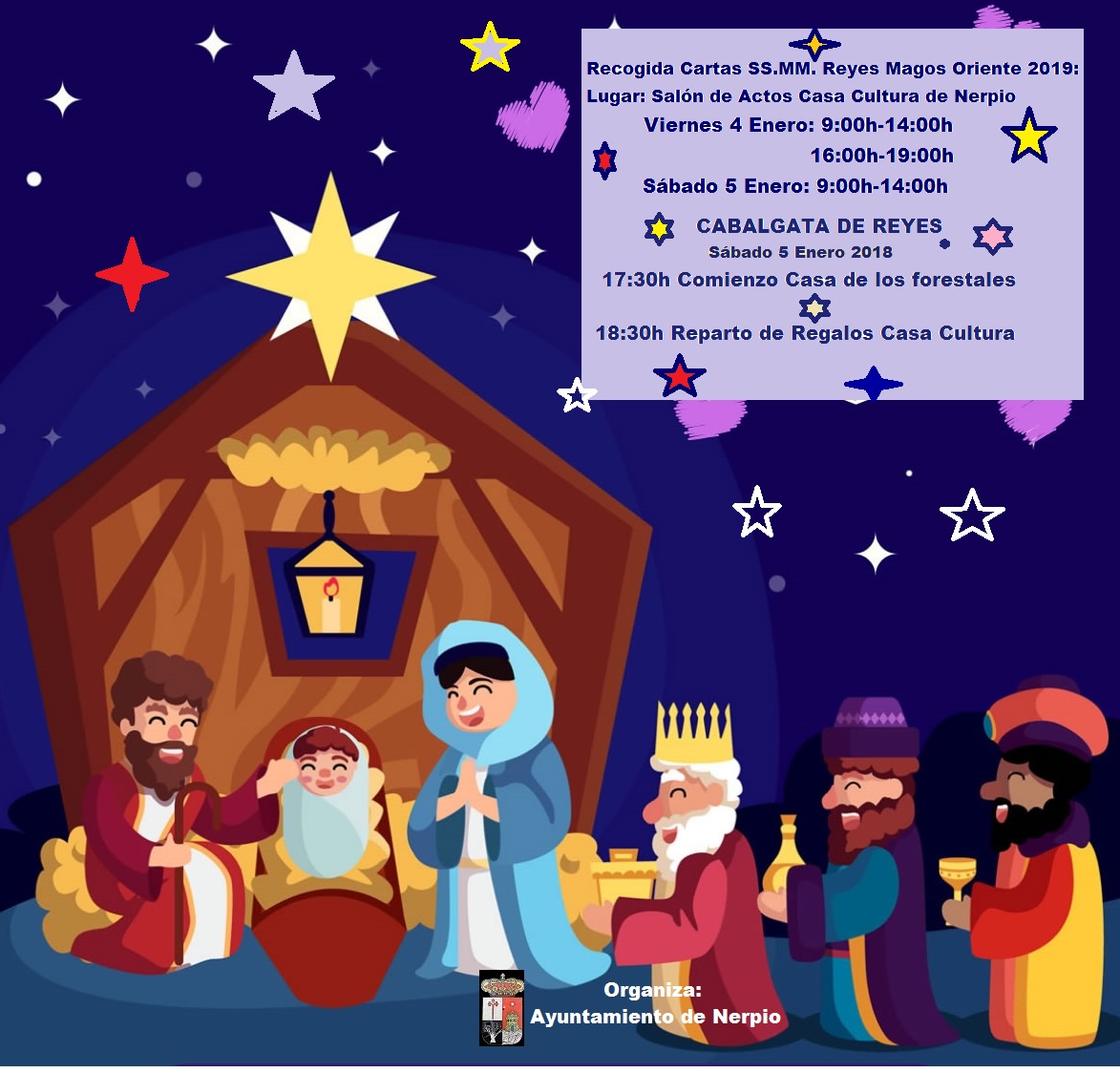 Cartel Cabalgarta de Reyes