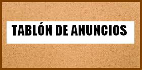 Tablón de anuncios