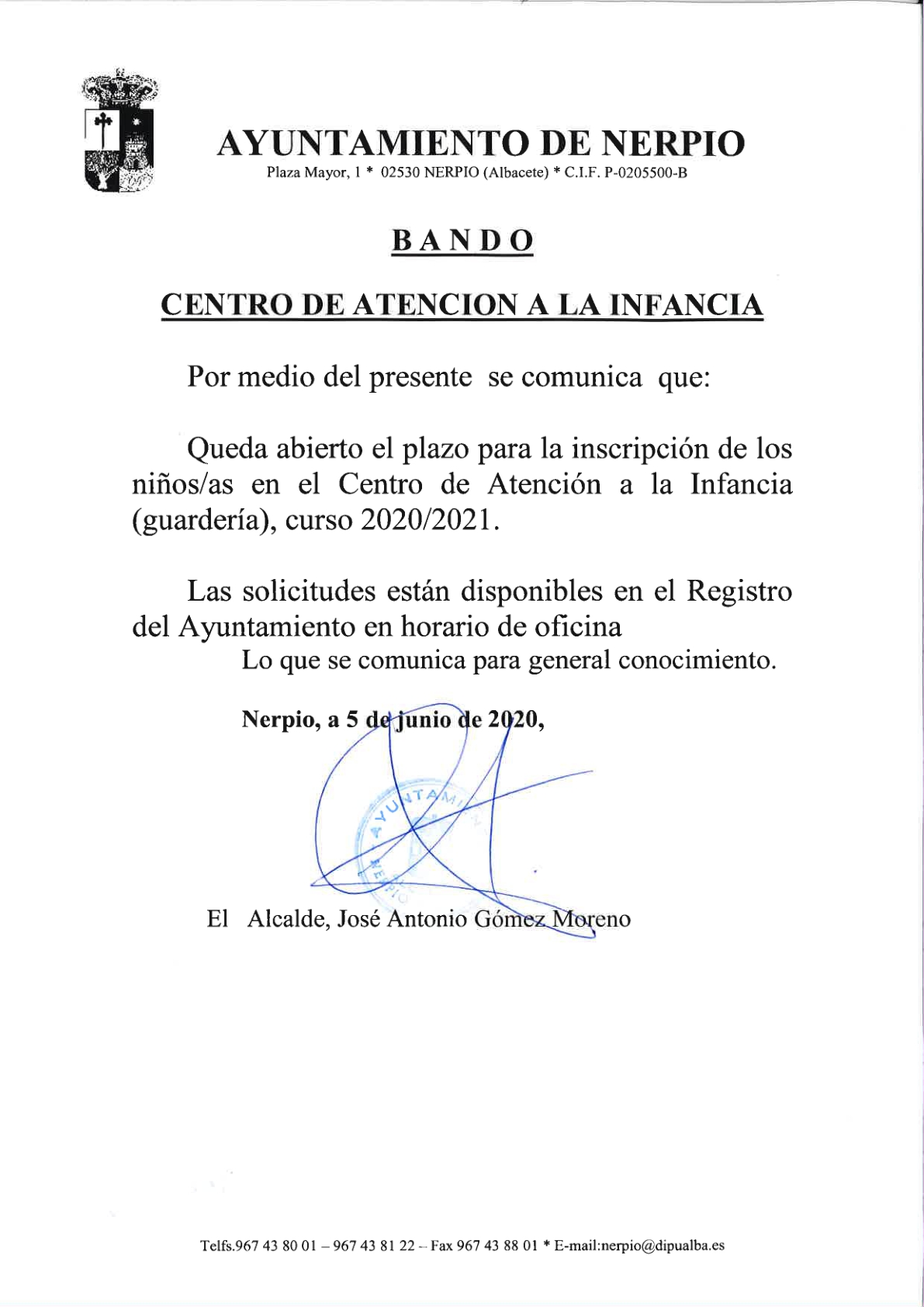 Guarder&iacute;a 2020-2021