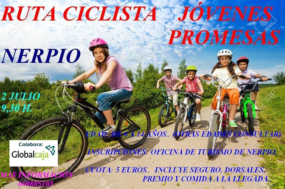 ruta ciclista J&oacute;venes promesas